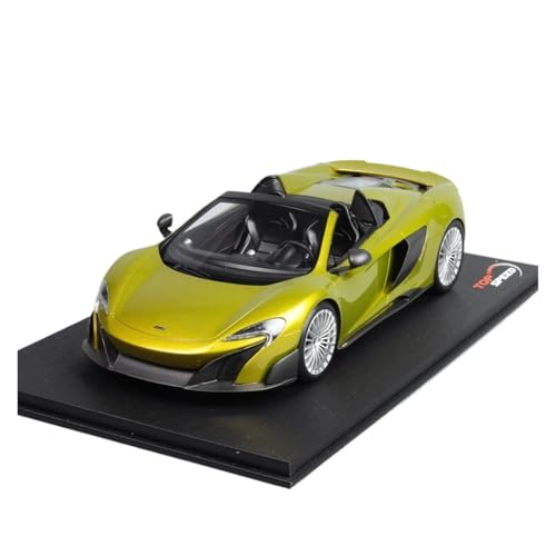 YRXIAO Modellbausatz Auto 1:18 Für McLaren 675LT Cabrio McLaren Harz Automodell Statische Anzeige Legierung Automodelle Sammlermodelle Für Wohndekorationen von YRXIAO