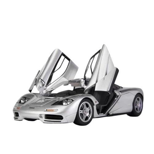 YRXIAO Modellbausatz Auto 1:18 Für McLaren F1 XP5 Silber Modell Legierung Modell Sportwagen Statisches Ausstellungsstück Limited Edition Modellautos Für Wohndekorationen von YRXIAO