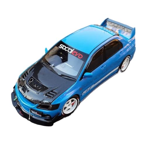 YRXIAO Modellbausatz Auto 1:18 Für Mitsubishi EVO 9 Lancer JDM Sport Legierung Modell Legierung Sammlung Display Desktop Display Limited Edition Für Wohndekorationen von YRXIAO