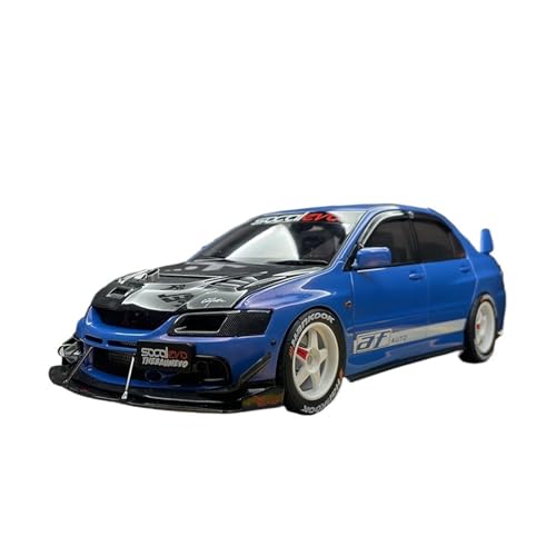 YRXIAO Modellbausatz Auto 1:18 Für Mitsubishi IX Super A Evo9 Lancer Legierung Modell Limited Edition Modell Modell Display Auto Kunst Ornament Für Wohndekorationen von YRXIAO