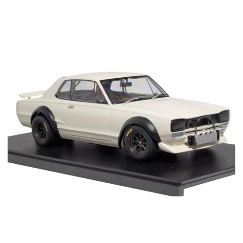 YRXIAO Modellbausatz Auto 1:18 Für Nissan GTR Skyline KPGC10 Racing 1972 Druckguss-Legierung Automodell Statisches Display Automodell Weiß Für Wohndekorationen YRXIAO Modellbausatz Auto 1:18 Für Nissan GTR Skyline KPGC10 Racing 1972 Druckguss-Legierung Automodell Statisches Display Automodell Weiß Für Wohndekorationen von YRXIAO