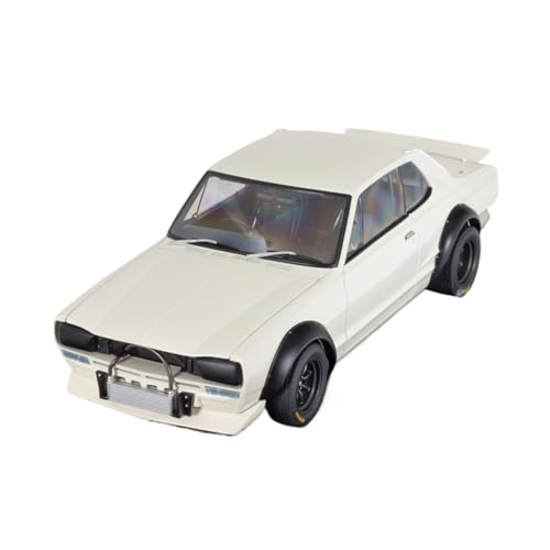 YRXIAO Modellbausatz Auto 1:18 Für Nissan GTR Skyline KPGC10 Racing 1972 Modellauto Modellauto Limited Edition Modellauto Hobby Display Kunst Für Wohndekorationen von YRXIAO