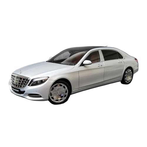 YRXIAO Modellbausatz Auto 1:18 Für Peugeot 508L Peugeot Modell 2023 Automodell Metallautomodell Statische Dekoration Display Hobby Automodelle Für Wohndekorationen(Silver) von YRXIAO