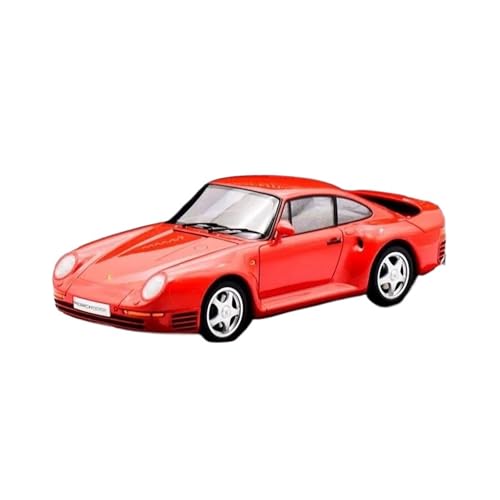 YRXIAO Modellbausatz Auto 1:18 Für Porsche 959 Red Alloy Fully Open Limited Edition Alloy Metal Statisches Automodell Gedenk-Legierungsautomodell Für Wohndekorationen von YRXIAO