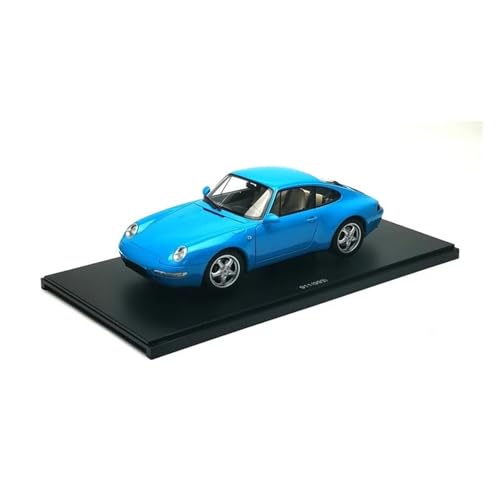 YRXIAO Modellbausatz Auto 1:18 Für Porsche 993 Limited Edition All Open Legierung Metall Statisches Automodell Spielzeug Sammlermodell Display Für Wohndekorationen(Blue) von YRXIAO