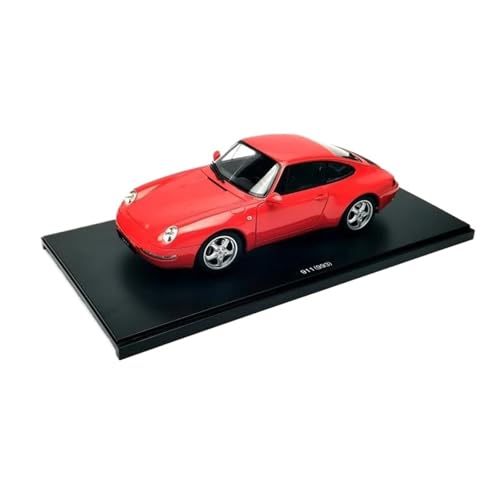 YRXIAO Modellbausatz Auto 1:18 Für Porsche 993 Limited Edition All Open Legierung Metall Statisches Automodell Spielzeug Sammlermodell Display Für Wohndekorationen(Red) von YRXIAO