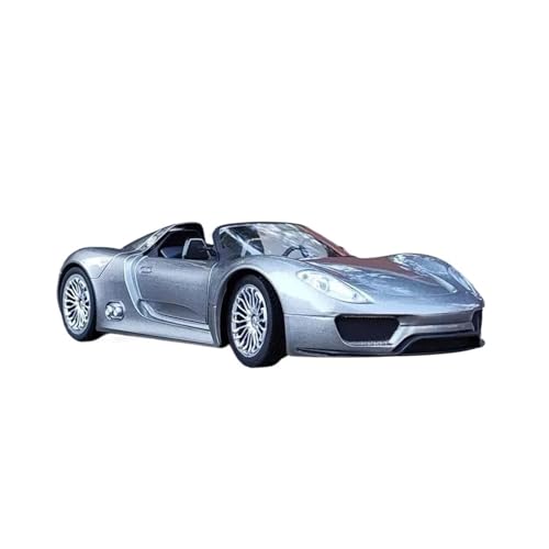 YRXIAO Modellbausatz Auto 1:18 Für Porsche Spyder Roadster 918 Legierung Sportwagen Modell Diecast Metall Super Racing Fahrzeug Modell Sammlung Für Wohndekorationen von YRXIAO