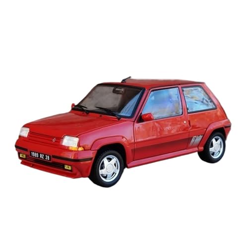 YRXIAO Modellbausatz Auto 1:18 Für Renault Supercinq GT Turbo 1989 Legierung Auto Modell Auto Modell Hobby Display Modell Auto Limited Edition Für Wohndekorationen von YRXIAO