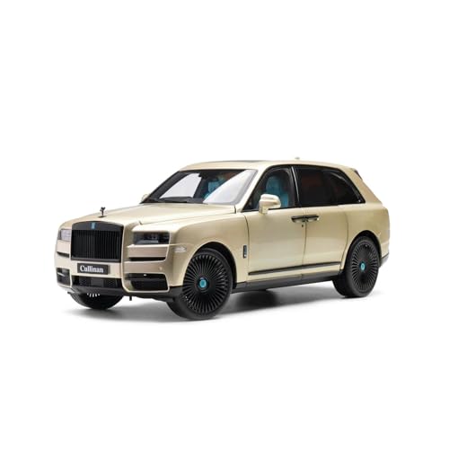 YRXIAO Modellbausatz Auto 1:18 Für Rolls Cullinan BB Champagne Limited Edition All Open Alloy Metal Statisches Spielzeug Gedenklegierungsmodell Für Wohndekorationen(Champagne 2) von YRXIAO