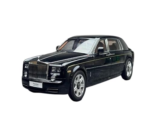 YRXIAO Modellbausatz Auto 1:18 Für Rolls-Royce Phantom EWB, Metall-Modellauto Modellsammlung Statische Ornament-Anzeige Hobby-Modelle Limitierte Für Wohndekorationen(Black) von YRXIAO