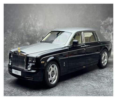 YRXIAO Modellbausatz Auto 1:18 Für Rolls-Royce Phantom EWB, Metall-Modellauto Modellsammlung Statische Ornament-Anzeige Hobby-Modelle Limitierte Für Wohndekorationen(Silver) von YRXIAO