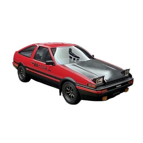 YRXIAO Modellbausatz Auto 1:18 Für Toyota AE86 Drift Auto Kopf Charakter D Auto Modell Sammlung Limited Edition Auto Modell Hobby Sammeln Modell Für Wohndekorationen von YRXIAO