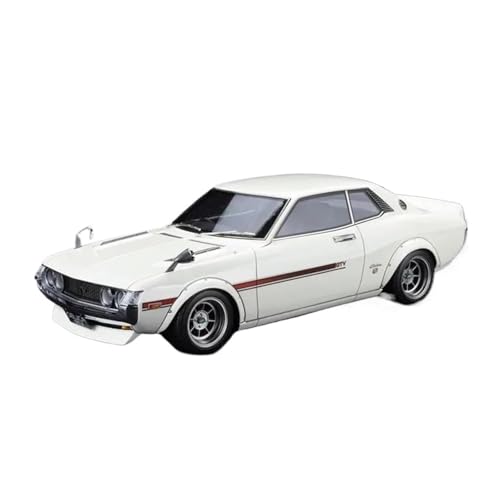 YRXIAO Modellbausatz Auto 1:18 Für Toyota Celica 1600GTV (TA22) Weißes Kunstharz-Autoserie Weiß IG2594 Gedenklegierungs-Automodell Für Wohndekorationen(White) von YRXIAO