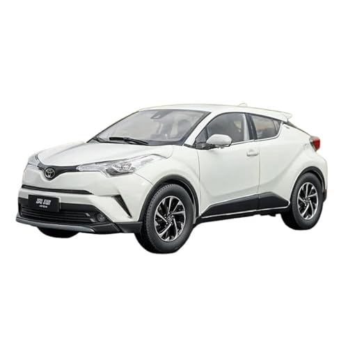 YRXIAO Modellbausatz Auto 1:18 Für Toyota IZOA SUV Legierung Modell Auto Diecast Metall Fahrzeuge Spielzeug Statische Sammlerstücke Spielzeug Autos Für Wohndekorationen(White) von YRXIAO