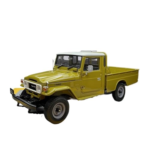 YRXIAO Modellbausatz Auto 1:18 Für Toyota LC40 Pickup Land Cruiser Legierungsautomodelle Limitierte Edition Statisches Betrachtungsauto Art-Deco Für Wohndekorationen(Style 2) von YRXIAO