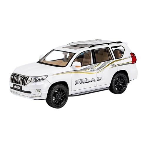 YRXIAO Modellbausatz Auto 1:18 Für Toyota Prado Großes Geländewagen-SUV-Fahrzeug Legierungsdruckguss-Metallautomodell Boutique-Sammlung Dekoration Für Wohndekorationen von YRXIAO