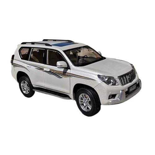 YRXIAO Modellbausatz Auto 1:18 Für Toyota Prado LC150 Legierung Automodell Statische Anzeige Sammlerstück Souvenir Decration Limitierte Auflage Für Wohndekorationen(Style 1) von YRXIAO