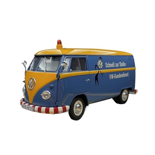 YRXIAO Modellbausatz Auto 1:18 Für VW SambaT1 Van Legierung Offene Tür Auto Modell Sammeln Handwerk Limited Edition Auto Modell Kunst Dekoration Für Wohndekorationen von YRXIAO