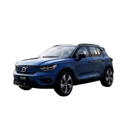 YRXIAO Modellbausatz Auto 1:18 Für Volvo XC40 SUV Legierung Modell Auto Diecast Metall Fahrzeuge Statische Sammlerstücke Dekoration Auto Modelle Für Wohndekorationen(Blue) von YRXIAO