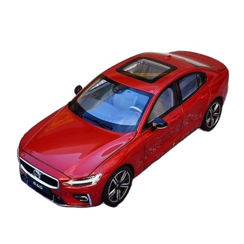 YRXIAO Modellbausatz Auto 1:18 for Volvo S60 2020 Alloy Car Model Diecast Toy Vehicles Model Car Collection Toys Home Decoration Hobby Display Für Wohndekorationen(Red) von YRXIAO