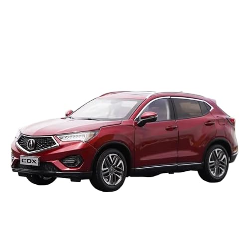 YRXIAO Modellbausatz Auto 1:18 für Acura CDX SUV Legierung Auto Modell Druckguss Metall Fahrzeuge Auto Modell Miniatur Maßstab Sammlung Dekoration Für Wohndekorationen(Red) von YRXIAO