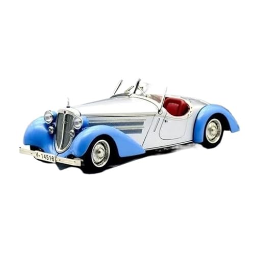 YRXIAO Modellbausatz Auto 1:18 für Audi Front 225 Roadster 1953 vollständig geöffnet Limitierte Auflage Legierungsmetall statisches Automodell Für Wohndekorationen von YRXIAO