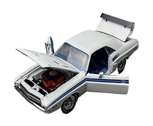 YRXIAO Modellbausatz Auto 1:18 für Dodge Challenger R/T 383 Magnum 1971 Muscle Car Legierung Auto Modell Hobby Auto Display Modelle Dekoration Auto Für Wohndekorationen von YRXIAO