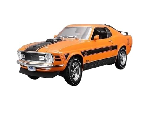 YRXIAO Modellbausatz Auto 1:18 für Ford Mustang Mach 11970 Vintage Auto Diecast Modell Edition Legierung Luxus Fahrzeug Spielzeug Sammlung Modelle Für Wohndekorationen von YRXIAO