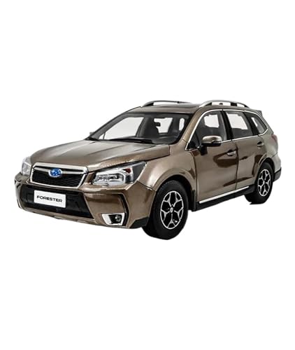 YRXIAO Modellbausatz Auto 1:18 für Forester XT 2015 Metallautomodell Druckguss-Miniatur statisches Fahrzeug Spielzeugmodelle Hobby-Automodelle Für Wohndekorationen(Gold) von YRXIAO