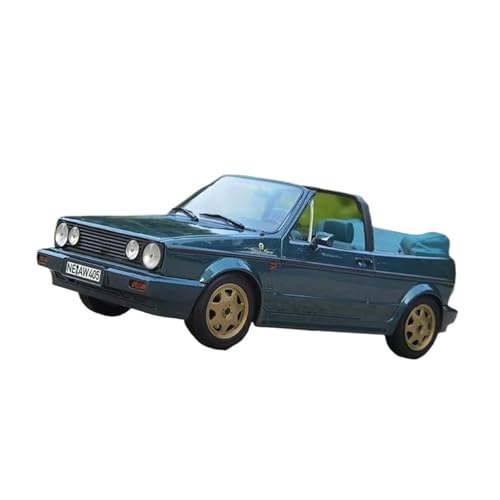 YRXIAO Modellbausatz Auto 1:18 für Golf Cabrio 1990 Oldtimer-Automodell aus Druckgusslegierung Souvenir-Sammlung Hobby-Fan statische Anzeige Für Wohndekorationen von YRXIAO