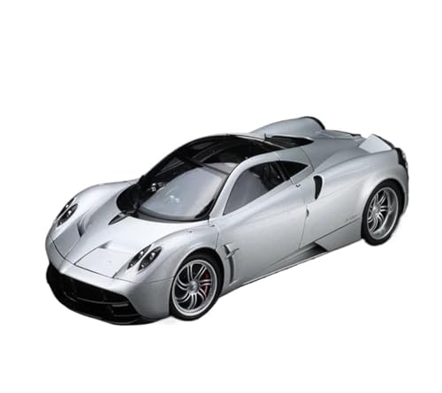 YRXIAO Modellbausatz Auto 1:18 für Huayra Silber Legierung Vollständig Offene Limited Edition Legierung Metall Statische Auto Modell Spielzeug Für Wohndekorationen von YRXIAO