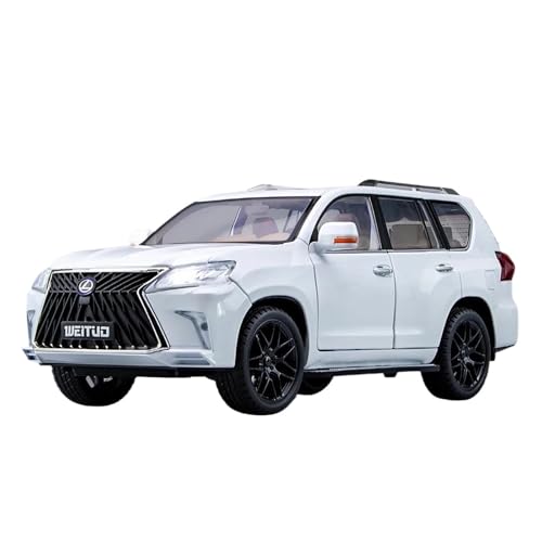 YRXIAO Modellbausatz Auto 1:18 für Lexus LX570 Off-Road-SUV Metall Legierung Diecast Auto Modell Fahrzeug Hobby Display Modell Dekoration Modell Für Wohndekorationen von YRXIAO