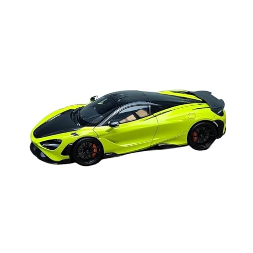 YRXIAO Modellbausatz Auto 1:18 für McLaren 765LT Sportwagen Legierung Modellsammlung Display Limitierte Edition Modellautos Hobby-Sammlerstücke Für Wohndekorationen(Green) von YRXIAO