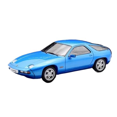 YRXIAO Modellbausatz Auto 1:18 für Porsche 928 Blau Legierung vollständig geöffnet Limited Edition Legierung Metall statisches Automodell Spielzeug Für Wohndekorationen von YRXIAO