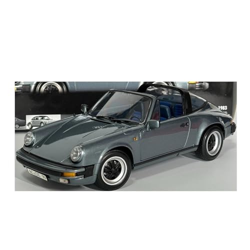 YRXIAO Modellbausatz Auto 1:18 für Porsche 930 1983 graue Limited Edition vollständig geöffnetes Legierungsmetall statisches Modell Dekoration Für Wohndekorationen von YRXIAO