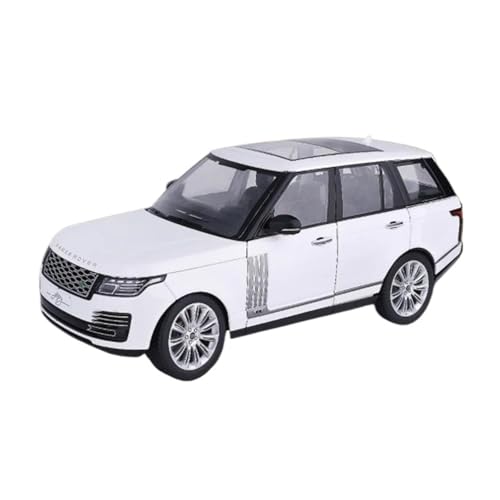 YRXIAO Modellbausatz Auto 1:18 für Range Rover SUV Legierungs-Geländewagen Druckguss-Metall-Miniaturmaßstab Automodell Sound- und Licht Modell Für Wohndekorationen von YRXIAO