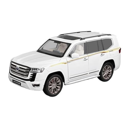 YRXIAO Modellbausatz Auto 1:18 für Toyota Land Cruiser LC300 SUV Legierung Auto Diecast Modell Trendy Display Desktop Ornament Auto Modelle Display Für Wohndekorationen von YRXIAO