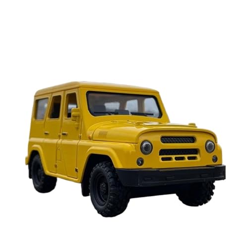 YRXIAO Modellbausatz Auto 1:18 für UAZ Hunter Legierungsmodell Druckguss und Spielzeug Metall-Geländewagen Ton- und Lichtspielzeug Sammelobjekte Für Wohndekorationen von YRXIAO