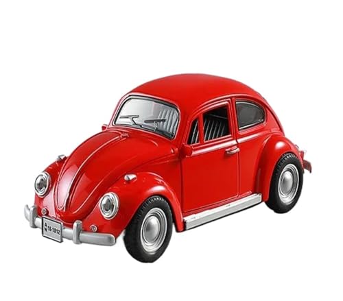 YRXIAO Modellbausatz Auto 1:18 für VW Beetle Legierung Oldtimer Modell Druckguss Metall Spielzeug Retro Fahrzeuge Modell Sound Und Licht Modelle Für Wohndekorationen von YRXIAO