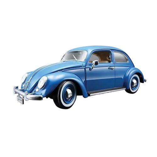 YRXIAO Modellbausatz Auto 1:18 für Vollswagen Käfer 1955 Modellauto Racing Legierung Luxusfahrzeug Diecast Sportwagen Legierung Home Dekoration Für Wohndekorationen von YRXIAO