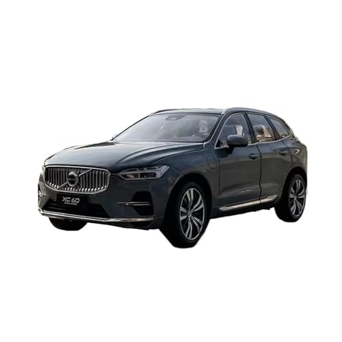 YRXIAO Modellbausatz Auto 1:18 für XC60 SUV 2023 Legierung Auto Modell Diecast Metall Fahrzeuge Auto Modell Sammlung Kinder Spielzeug Dekoration Für Wohndekorationen(Black) von YRXIAO