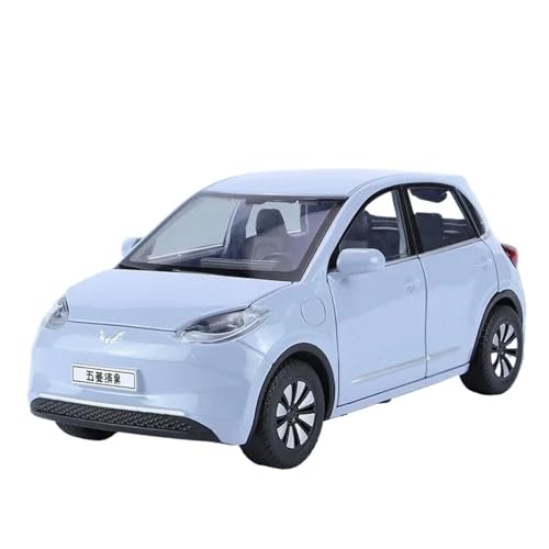 YRXIAO Modellbausatz Auto 1:24 FÜR WULING Binguo Legierung Modell Auto Spielzeug Diecasts Metall Casting Sound Und Licht Spielzeug Fahrzeug Modell Für Wohndekorationen(Blue) von YRXIAO