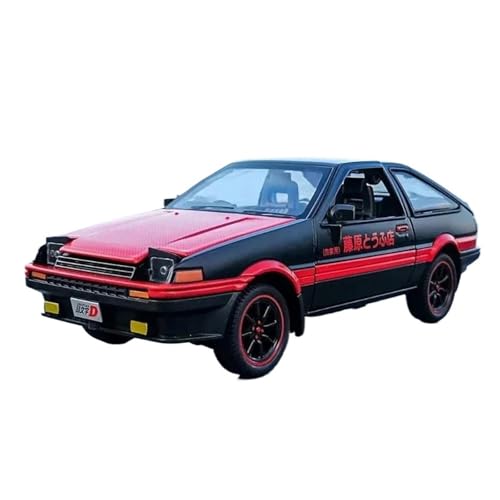 YRXIAO Modellbausatz Auto 1:24 Für Toyota AE86 INITIAL D Legierung Sport Modell Druckguss Metall Spielzeug Fahrzeuge Modell Sammlung A458 Spielzeug Für Wohndekorationen von YRXIAO