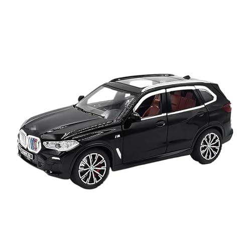 YRXIAO Modellbausatz Auto 1:24 für BMW X5 Legierungsmodellauto SUV Geländewagen aus Druckgussmetall Sound und Licht Kinderspielzeugauto-Sammlung Für Wohndekorationen von YRXIAO