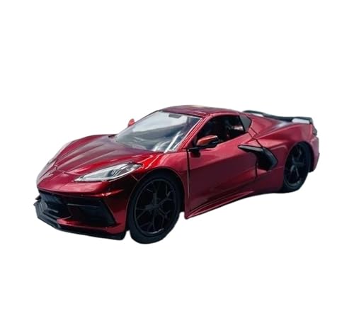 YRXIAO Modellbausatz Auto 1:24 für Chevrolet Corvette Auto Modell Druckguss Legierung Hobby Desktop Display Modell Dekoration Modell Auto Spielzeug Für Wohndekorationen von YRXIAO