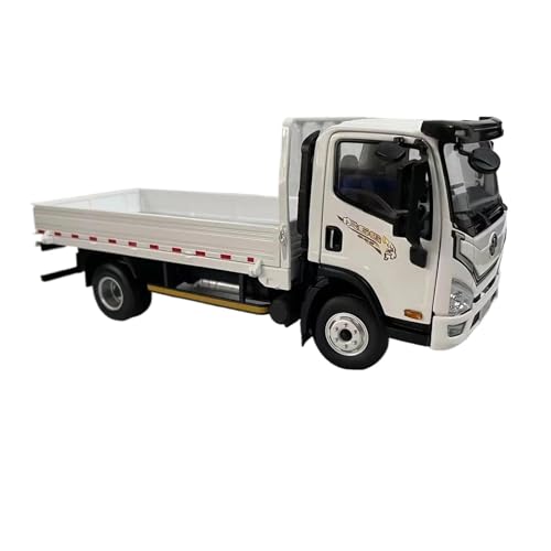 YRXIAO Modellbausatz Auto 1:24 für Jiefang Tiger 6G Light Truck Box Tieflader Legierung Druckguss LKW Modell Transport Fahrzeug Spielzeug Für Wohndekorationen(White) von YRXIAO