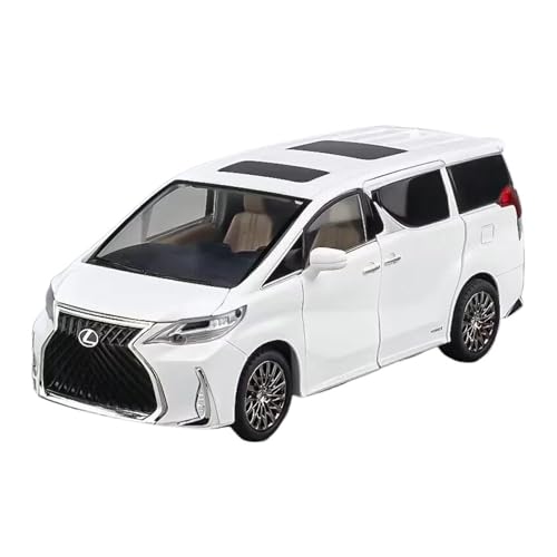 YRXIAO Modellbausatz Auto 1:24 für Lexus LM300 MPV Legierung Auto Modell Druckguss Metall Fahrzeug Auto Sound Und Licht Spielzeug Hobby Ornamente Für Wohndekorationen von YRXIAO