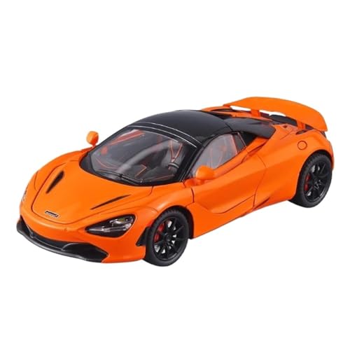 YRXIAO Modellbausatz Auto 1:24 für Mclaren 720s Super Sportcar Sound & Licht Miniaturen Legierung Diecast Modell Auto Spielzeug Metall Desktop Für Wohndekorationen von YRXIAO