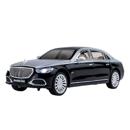 YRXIAO Modellbausatz Auto 1:24 für Mercedes Benz Maybach S680 Legierung Auto Diecast Metall Modell Sound & Licht Spielzeug Steuerung Ornamente Für Wohndekorationen von YRXIAO