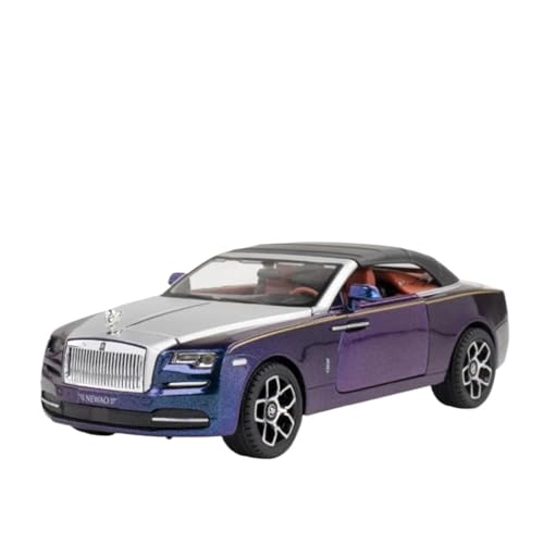 YRXIAO Modellbausatz Auto 1:24 für Rolls Royces Dawn Legierung Luxy Auto Modell Druck Druck Metall Spielzeug Fahrzeuge Auto Modell Sound Und Licht Für Wohndekorationen von YRXIAO